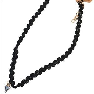 NWT Lace Choker w Triangle Pendant